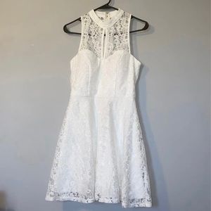 White lace dress